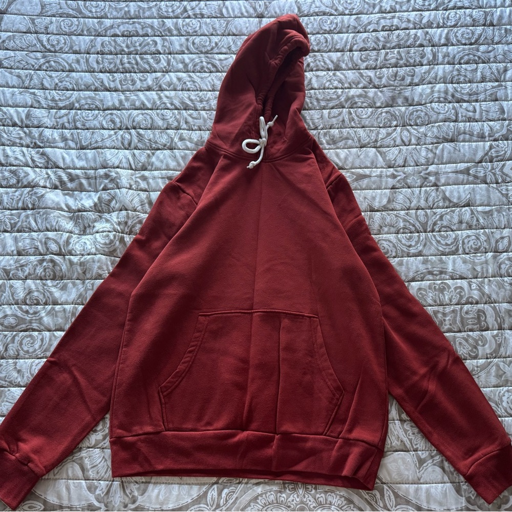 Men's Red Hoodie Sweater